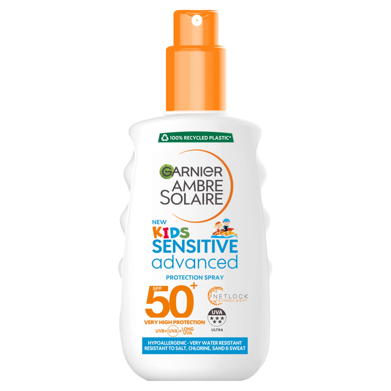 Ambre Solaire Kids Sensitive Hypoallergenic Sun Protect Spray SPF 50+ 200ml