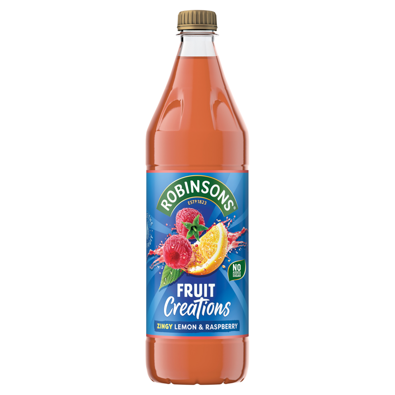 Fruit Creations Lemon & Raspberry Squash 1 L