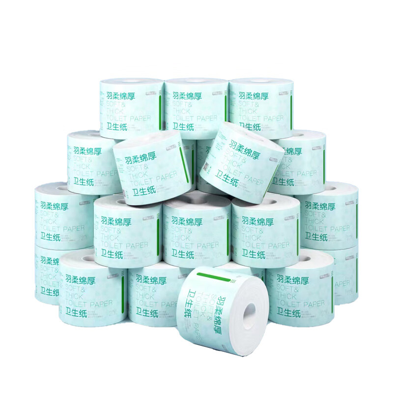 ochama×J.ZAO Feather Soft Thick Core Toilet Paper, 200g, 27 Rolls