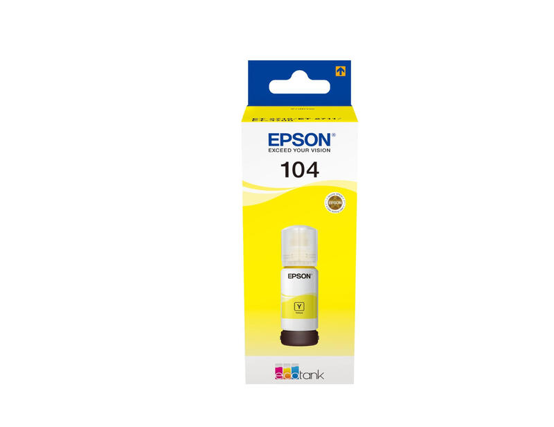 Epson 104 EcoTank gele inktfles