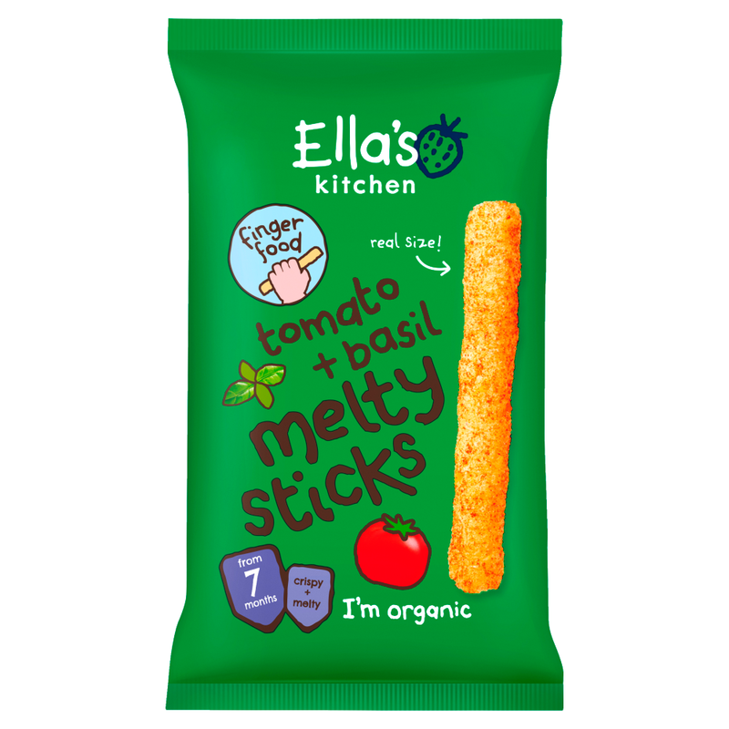 Tomato & Basil Melty Sticks 7+ Months 17g