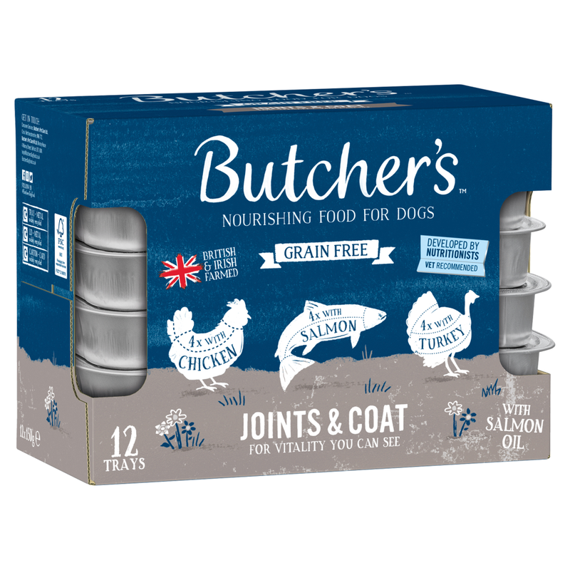 Joints & Coat Nourishing Food for Dogs 12 x 150g