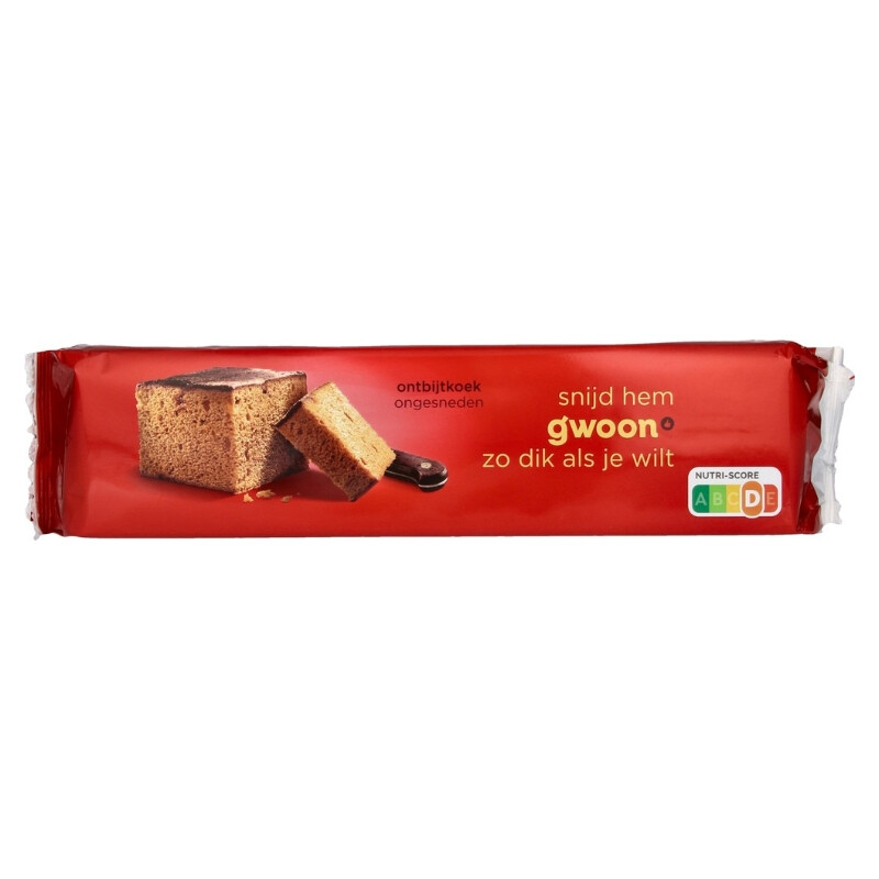g'woon ontbijtkoek ongesneden - 550 g