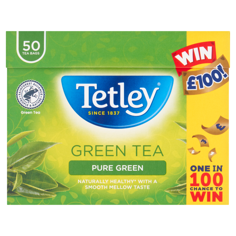 50 Pure green Tea Bags 100g