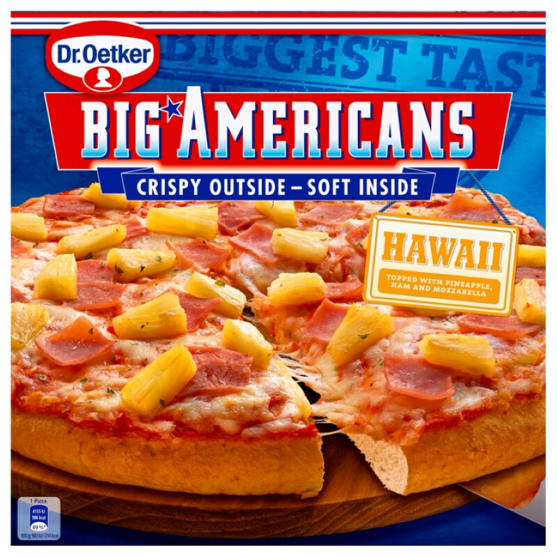 Dr. Oetker Big Americans Pizza Hawaii - 460 g