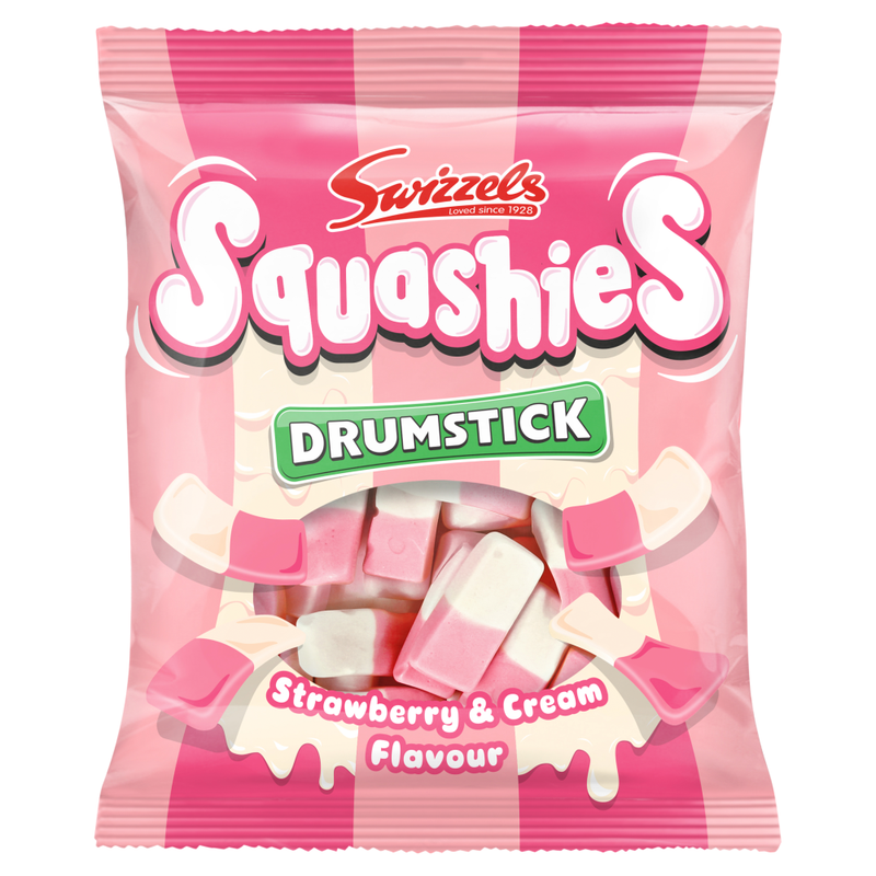 Squashies Strawberry & Cream 140g