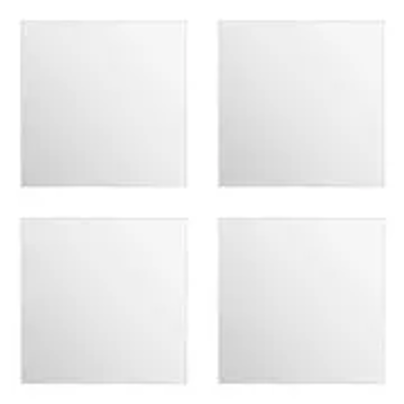 Miroirs Carrés Adhésifs x4 30 x 30 c