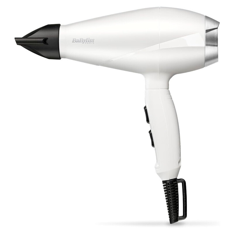 Babyliss 6704WE 2000 Sèche-cheveux professionnel Pro Speed Blanc Mat Moteur AC