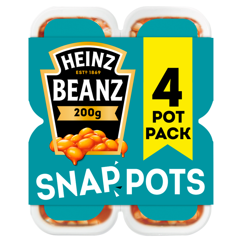 Beanz Snap Pots 4 x 200g