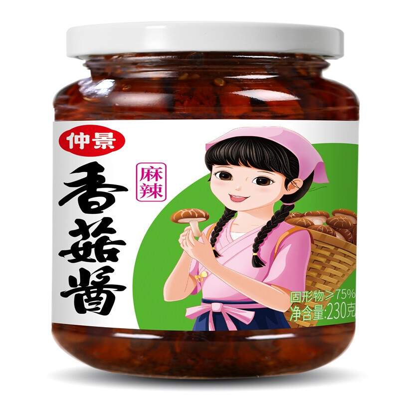 ZJ Mushroom Sauce Spicy Hot Flavor 230g