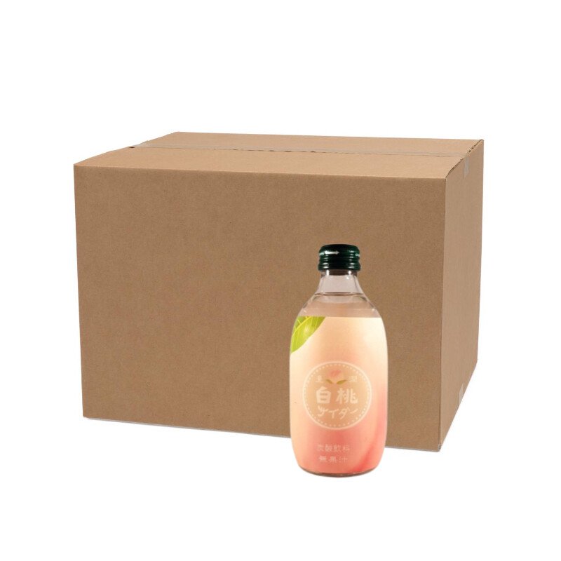 Tomomasu Witte Perzik Bruisende Soda Fles 24 * 300 ml