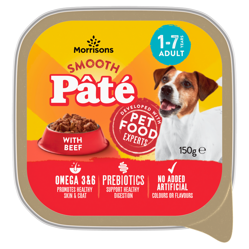 Smooth Pâté with Beef 1-7 Years Adult 150g