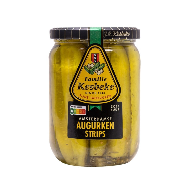 Kesbeke Amsterdamse Augurkenreepjes - 550 ml
