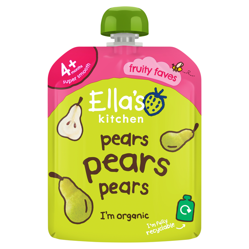 Organic Pears Pouch 4+ Months 70g
