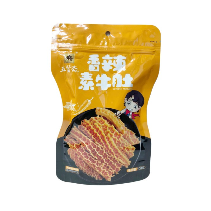Wuxianzhai Spicy Vegetarian Beef Tripe 100G