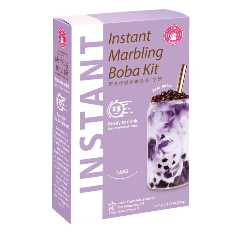 O's Bubble Instant Boba Taro Bubble Tea - 240 g