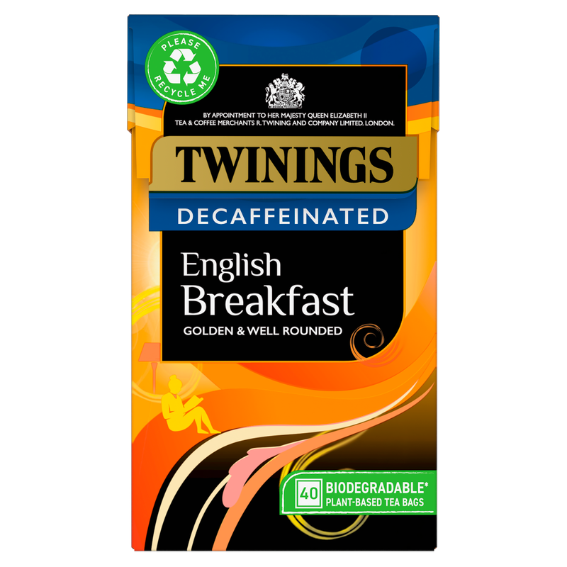 English Breakfast Decaf Tea 40 Tea Bags 109g