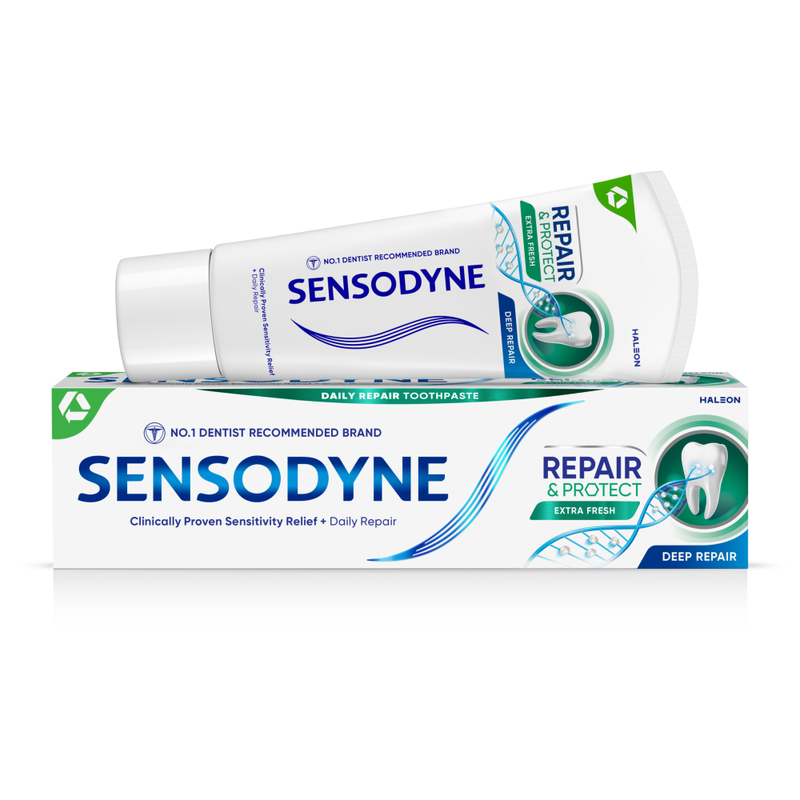 Sensodyne Toothpaste Repair And Protect, Sensitive Toothpaste For Sensitive Teeth, Extra Fresh, 75Ml - Image 5