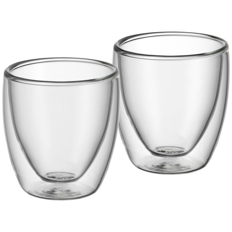WMF Kult espressoglazen set - Hittebestendig glas, 80 ml, 2 stuks
