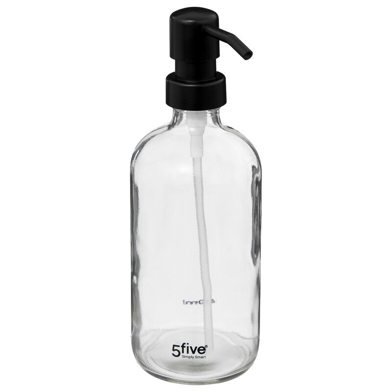 5five Doseur de savon à pompe 450 ml Transparent