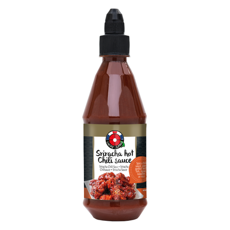 Lucky Label Sriracha Chilisauce Scharf 435 ml