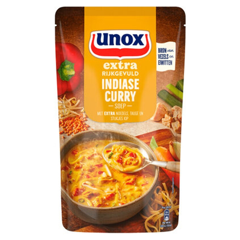 Unox Rijke Indiase Curry Soep - 570 ml