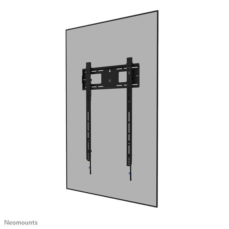 Neomounts WL30-750BL18P Heavy duty muurbeugel 50-98" - vlak - vergrendelbaar - portrait - snelle installatie - TÜV