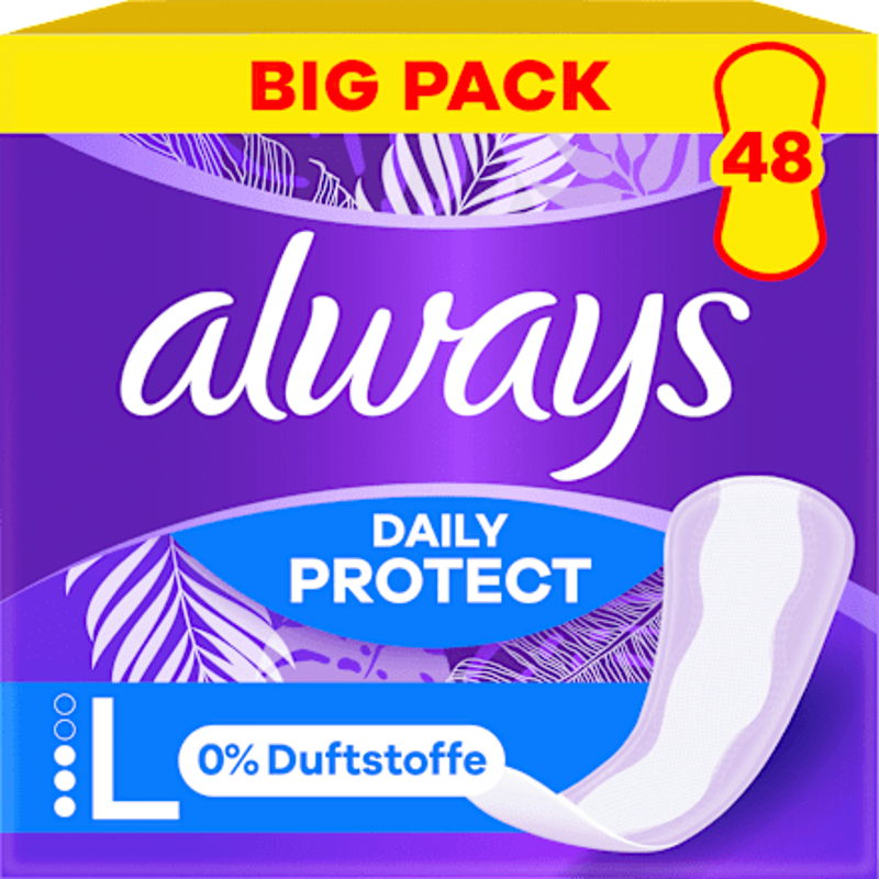 Always Slipeinlagen Extra Protect Großpackung 48 Stk