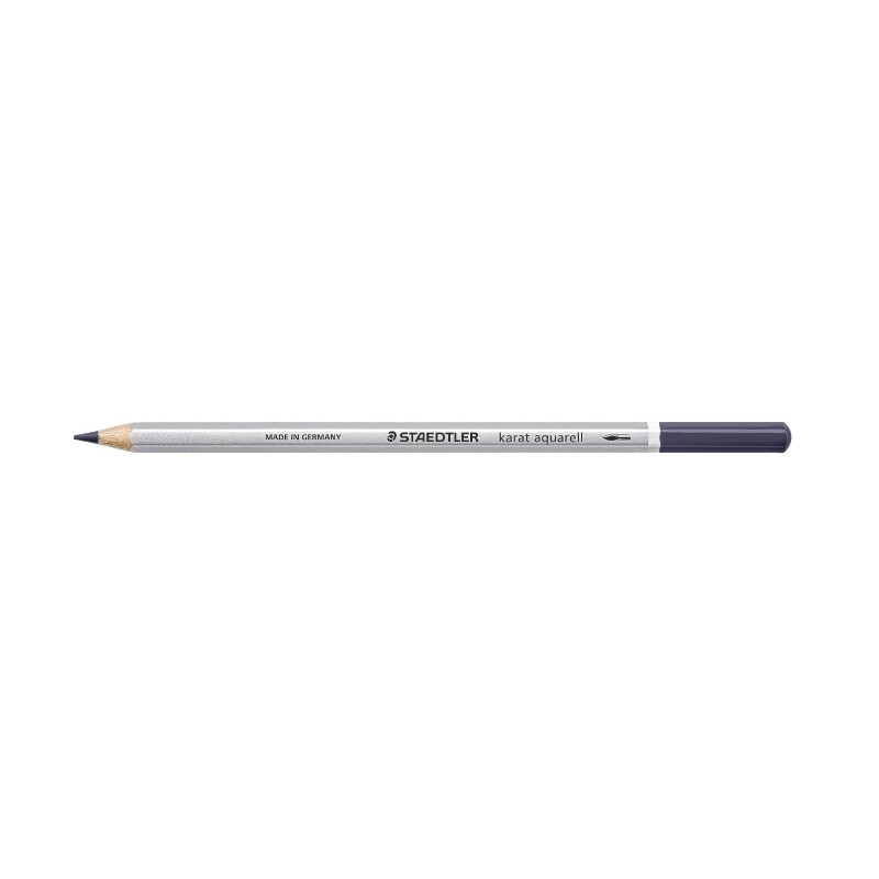 Karat Aquarell-Buntstift – Indigo (hochwertig, weicher Bleistift, intensive Farben), 6 Stück