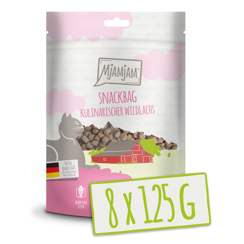 MjAMjAM - Snackzak - Culinaire wilde zalm 125g*8