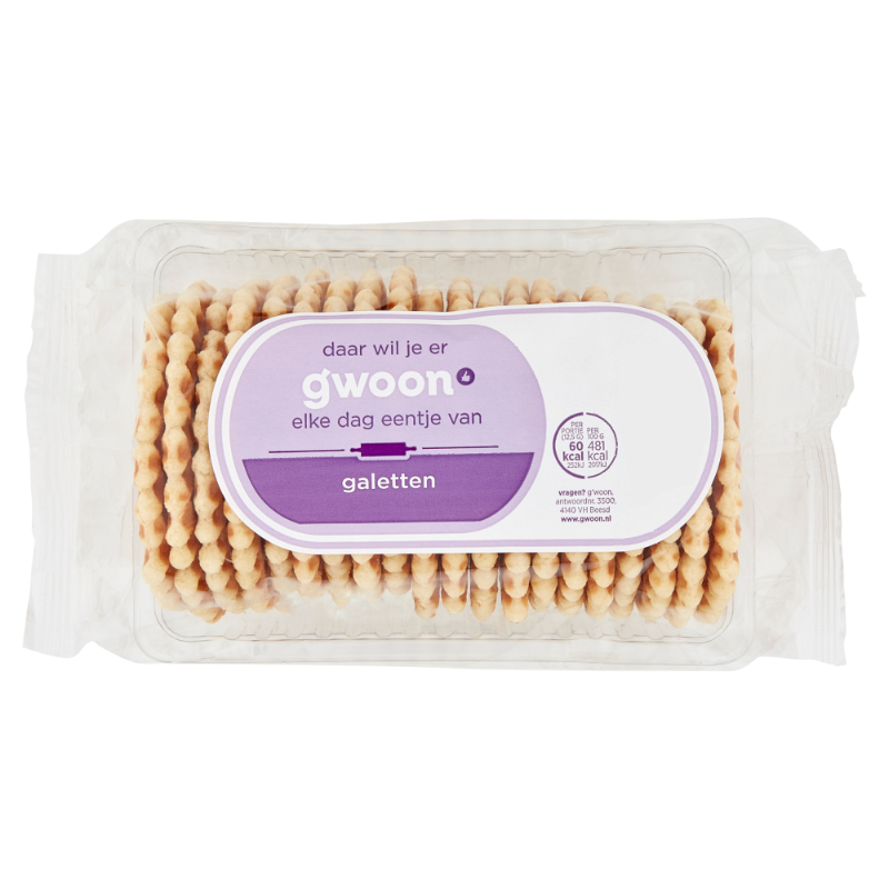 G'woon Galetten - 250 g