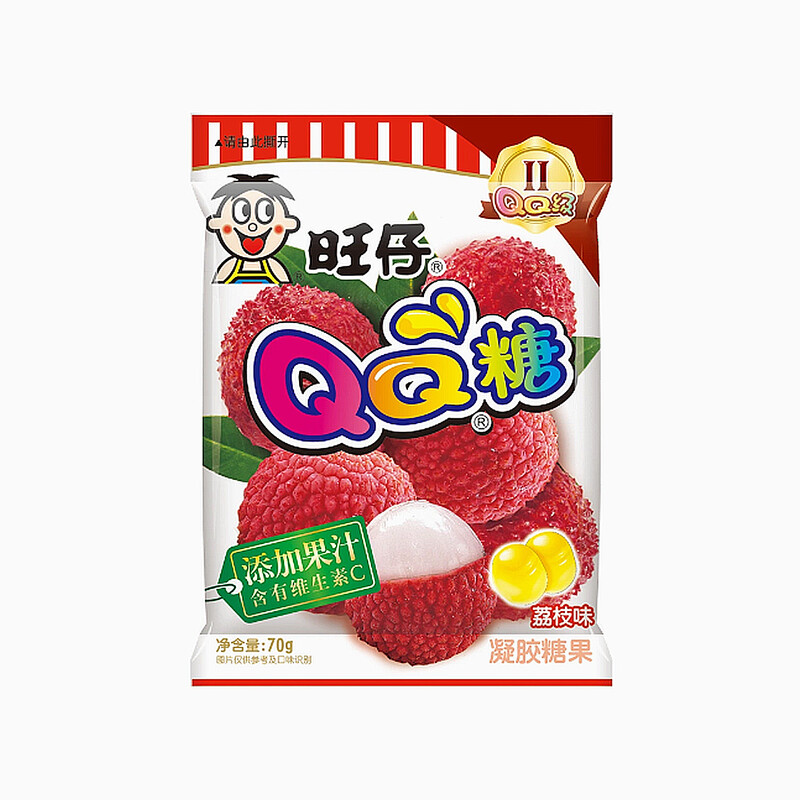 QQ Gummy Candy Lychee Flavour 70g