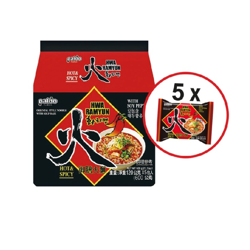 Paldo Hwaramen Noodles - 120 g