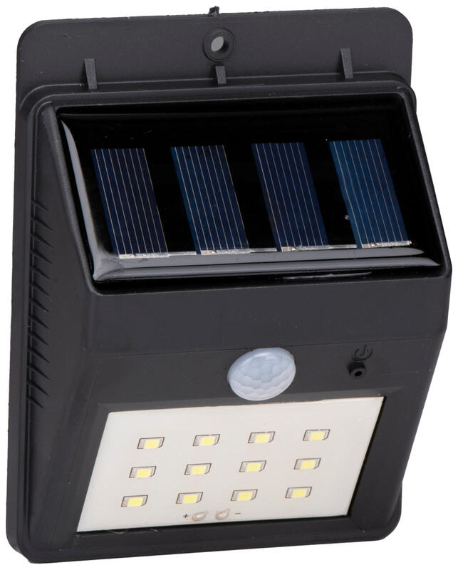 Solar-Wandleuchte mit Sensor
