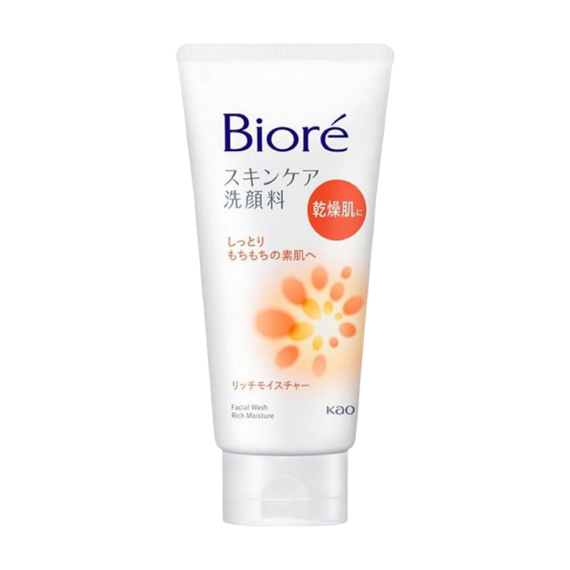 Kao Bioré langdurig hydraterende reinigingscrème (oranje) 130 g