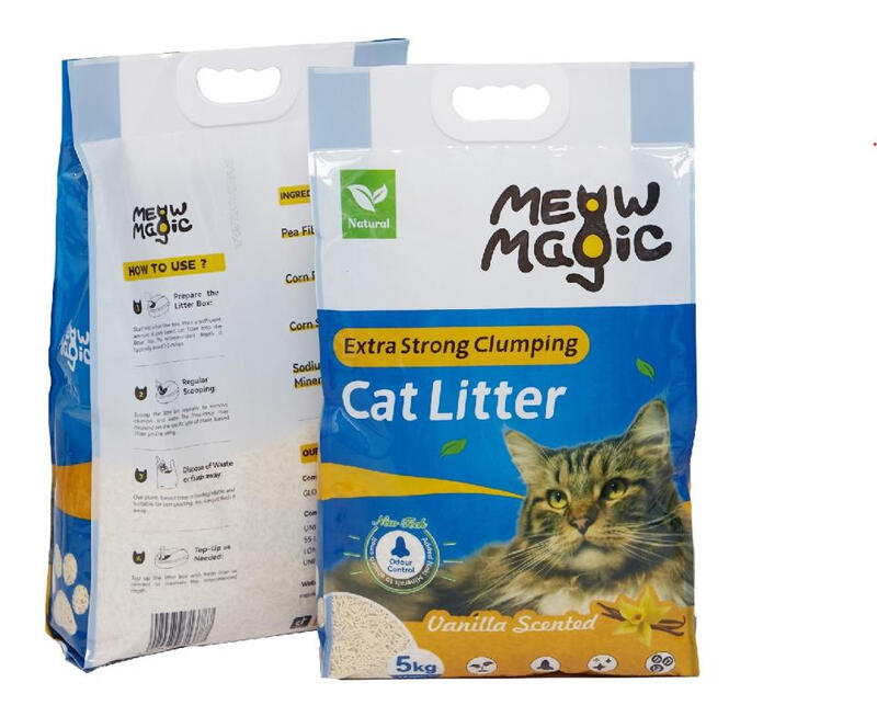 Plant-based Tofu Cat litter 5kg Extra Strong Clumpling Odour Control