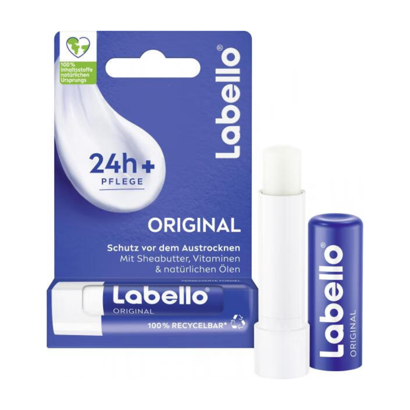 Labello Original 24 Stunden Feuchtigkeitsspendender Lippenbalsam 5g