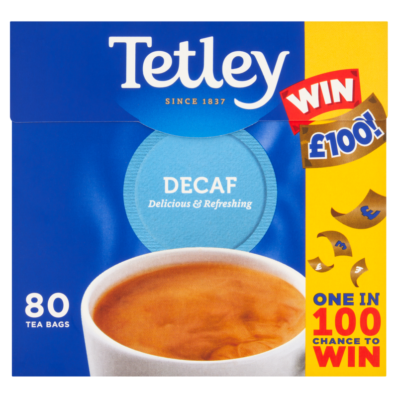 80 Decaffeinated Tea Bags 250g