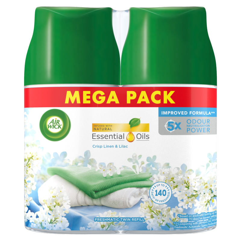 Crisp Linen & Lilac Freshmatic Twin refill