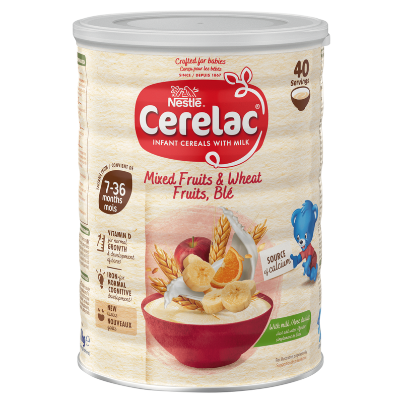 Nestlé Cerelac Mixed Fruits & Wheat With Milk Infant Cereal 7-36 months 1kg