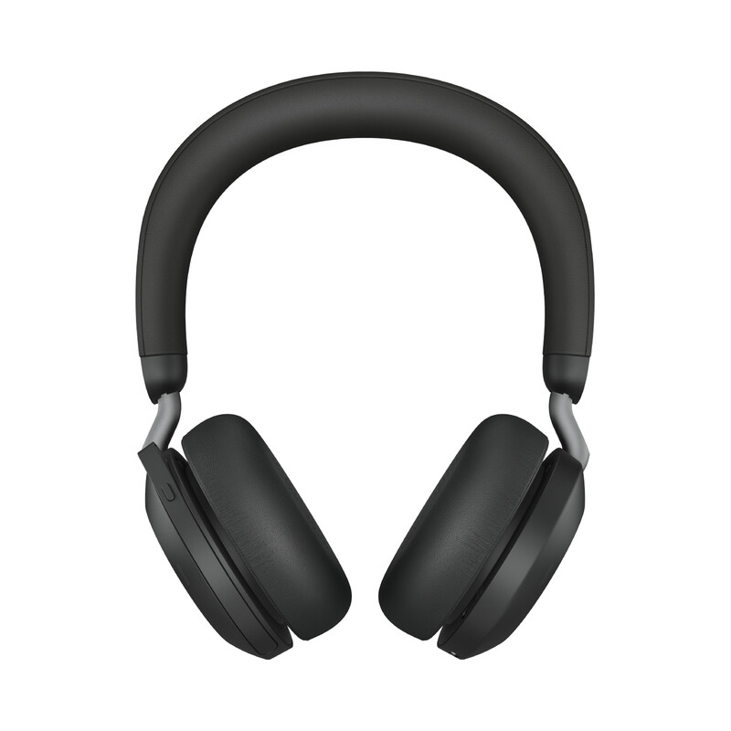 Jabra Evolve2 75 draadloze headset, USB-A MS Teams, zwart