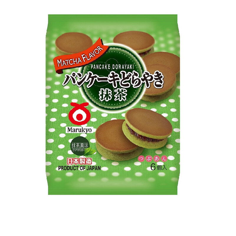 Pancake Dorayaki (Japanese Pancake) - Matcha 6pc 310g