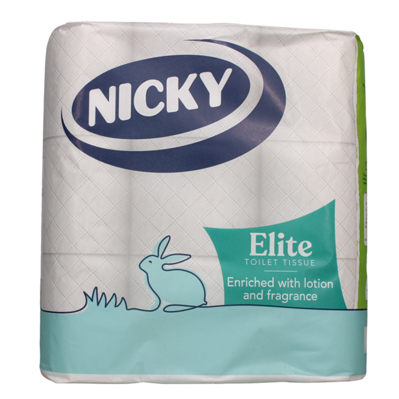 Nicky Elite geribd toiletpapier 3-laags 9-pack