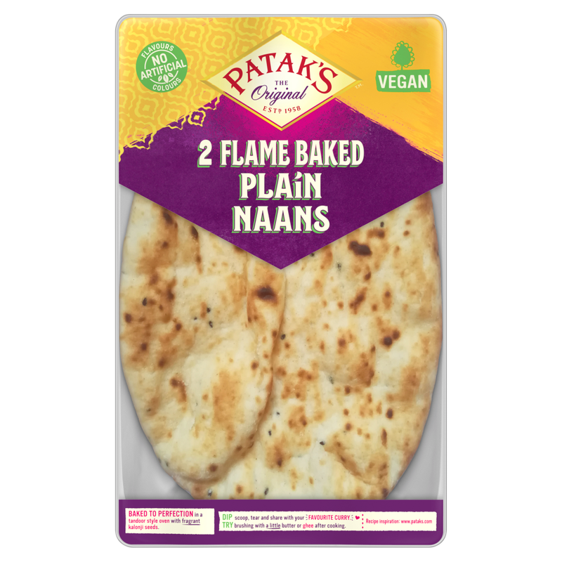 Patak's Naan Bread Plain 2 Pack