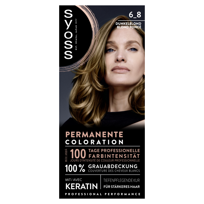 syoss Haarfarbe 6_8 Dunkelblond