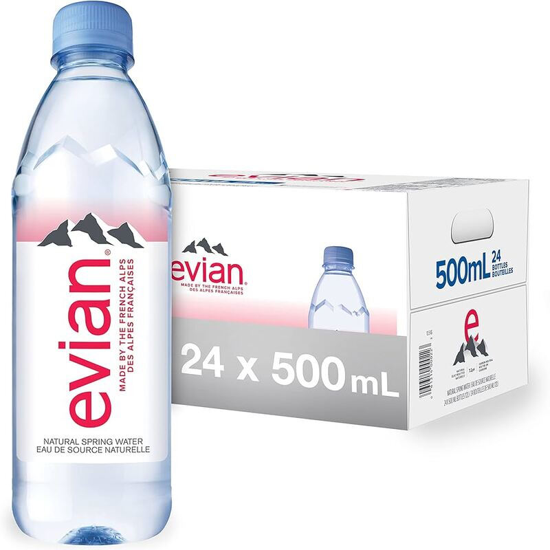 Eau Minérale Plate Evian Pack de 24 x 500