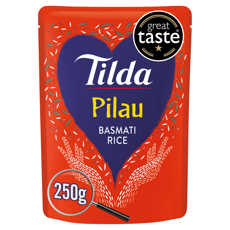 Steamed Basmati Pilau Rice 250g