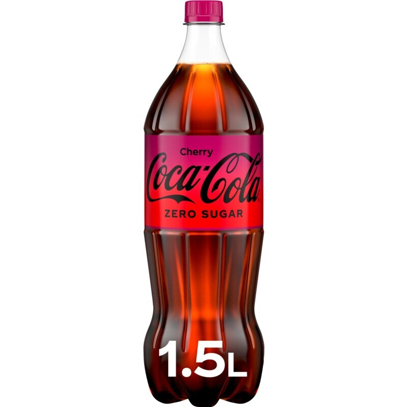 Coca-Cola Zero Sugar Cherry Soda - 6 x 1.5 L