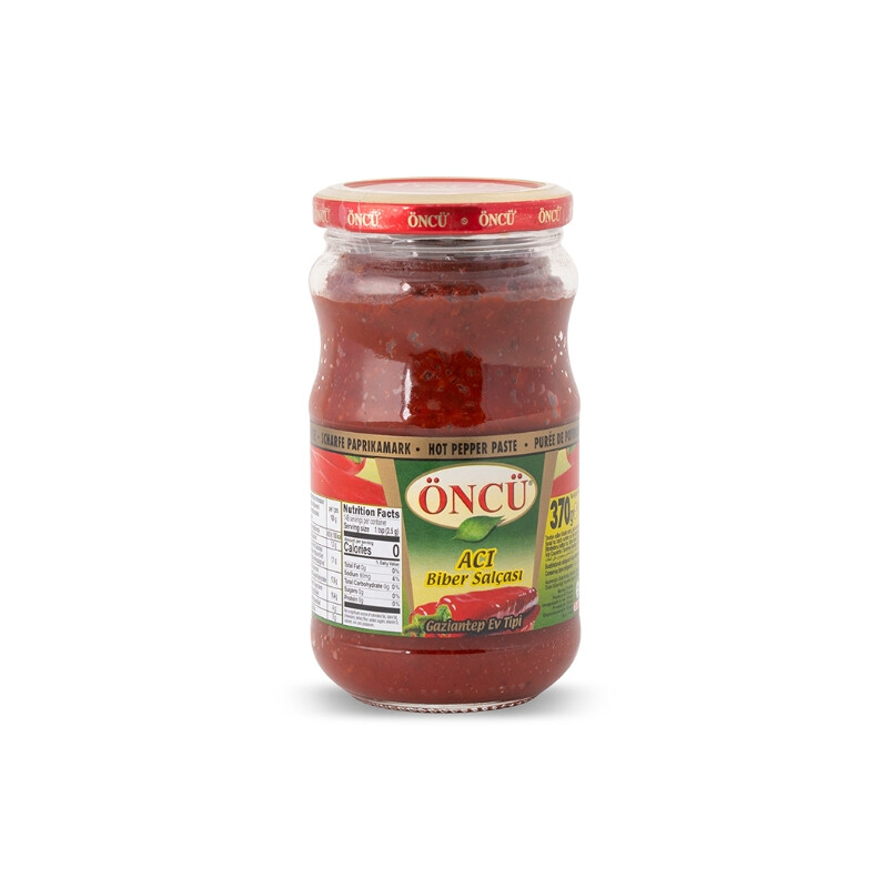 Oncu Pittige Paprika Puree - 370 g