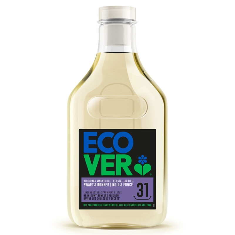 Ecover Lessive liquide - Noir et foncé Citron vert et lotus 3 1430 ml/31 lavages